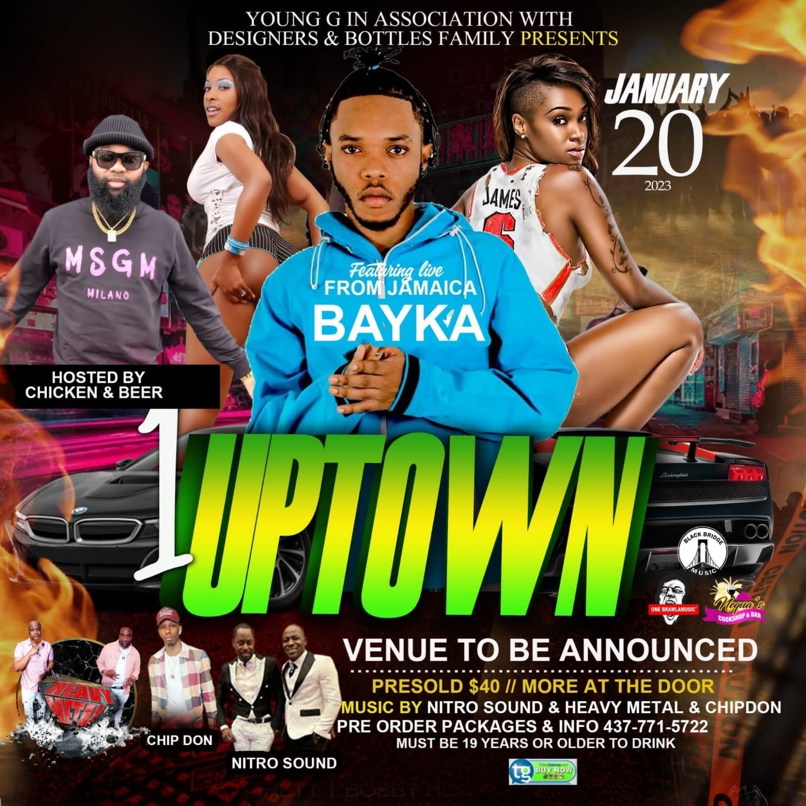 1 UPTOWN | FT. LIVE FROM JAMAICA BAYKA