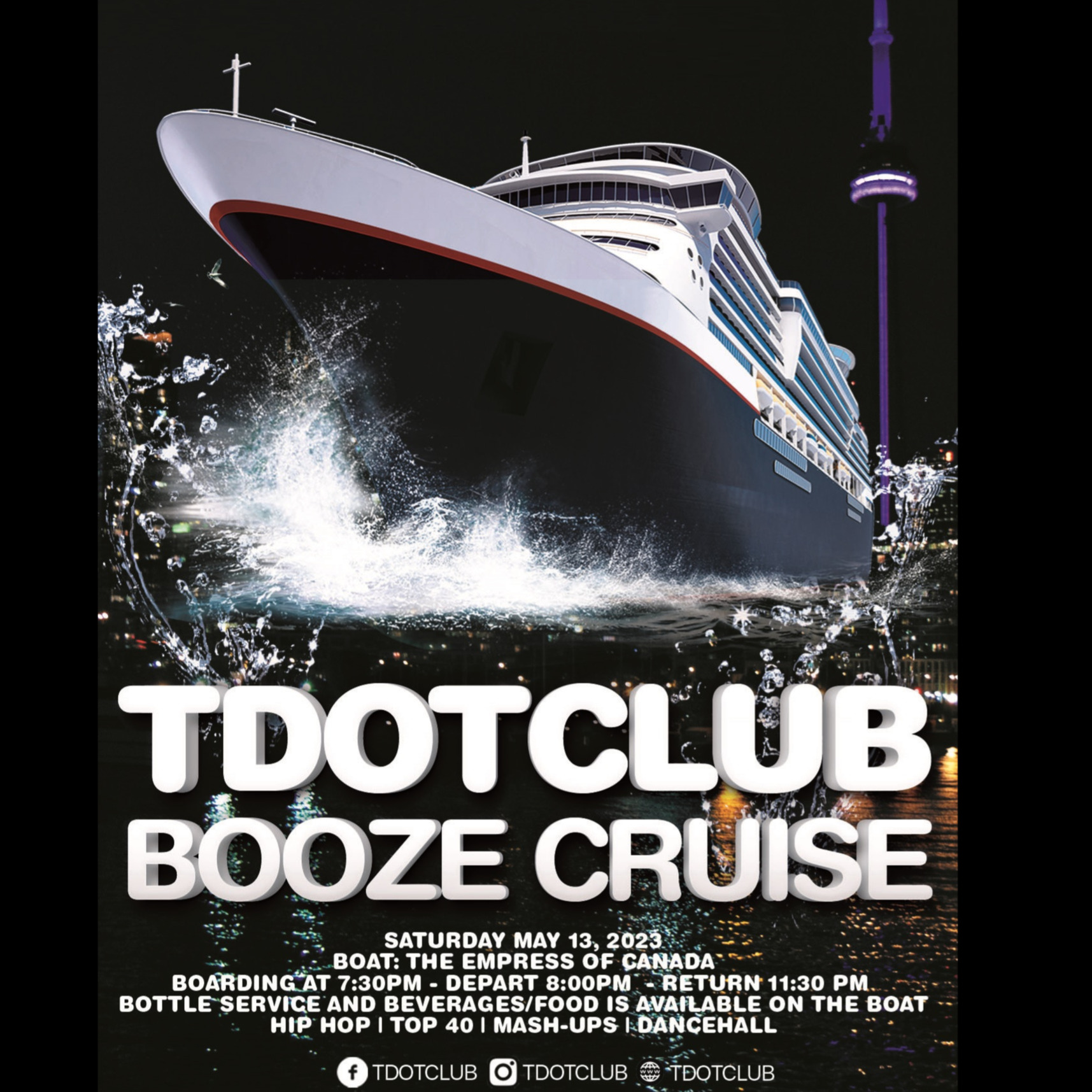 Tdotclub Booze Cruise
