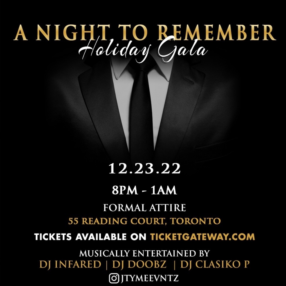 A NIGHT TO REMEMBER ~ Holiday Gala