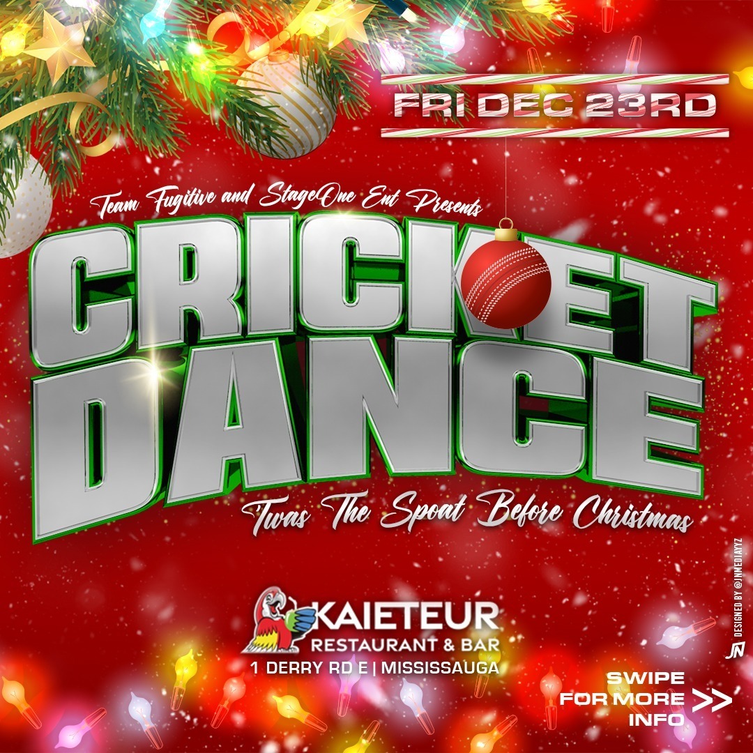 CRICKET DANCE 'Twas the Spoat before Christmas'
