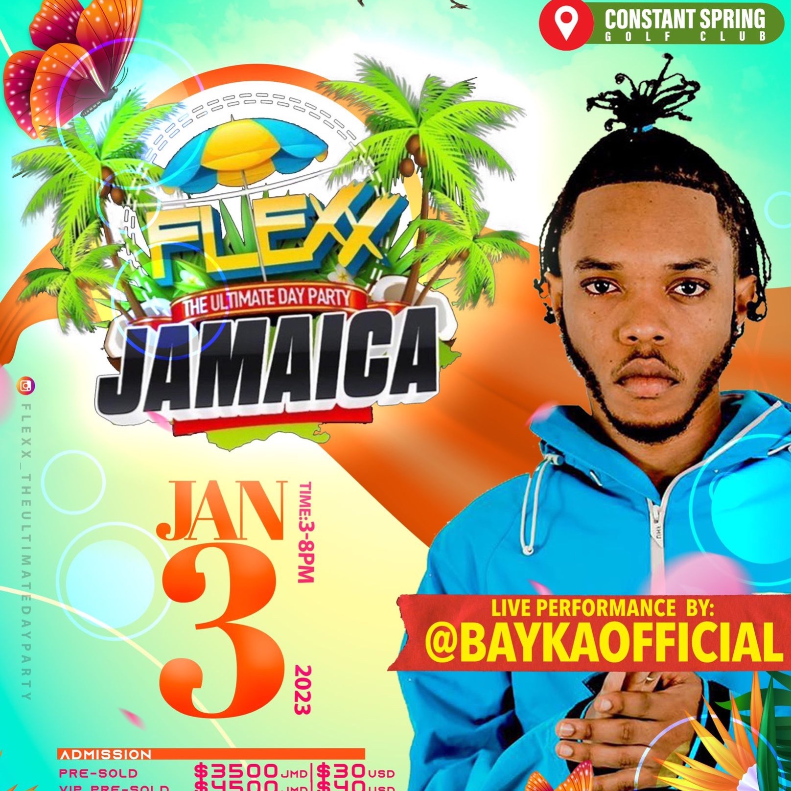 FLEXX THE ULTIMATE DAY PARTY | JAMAICA