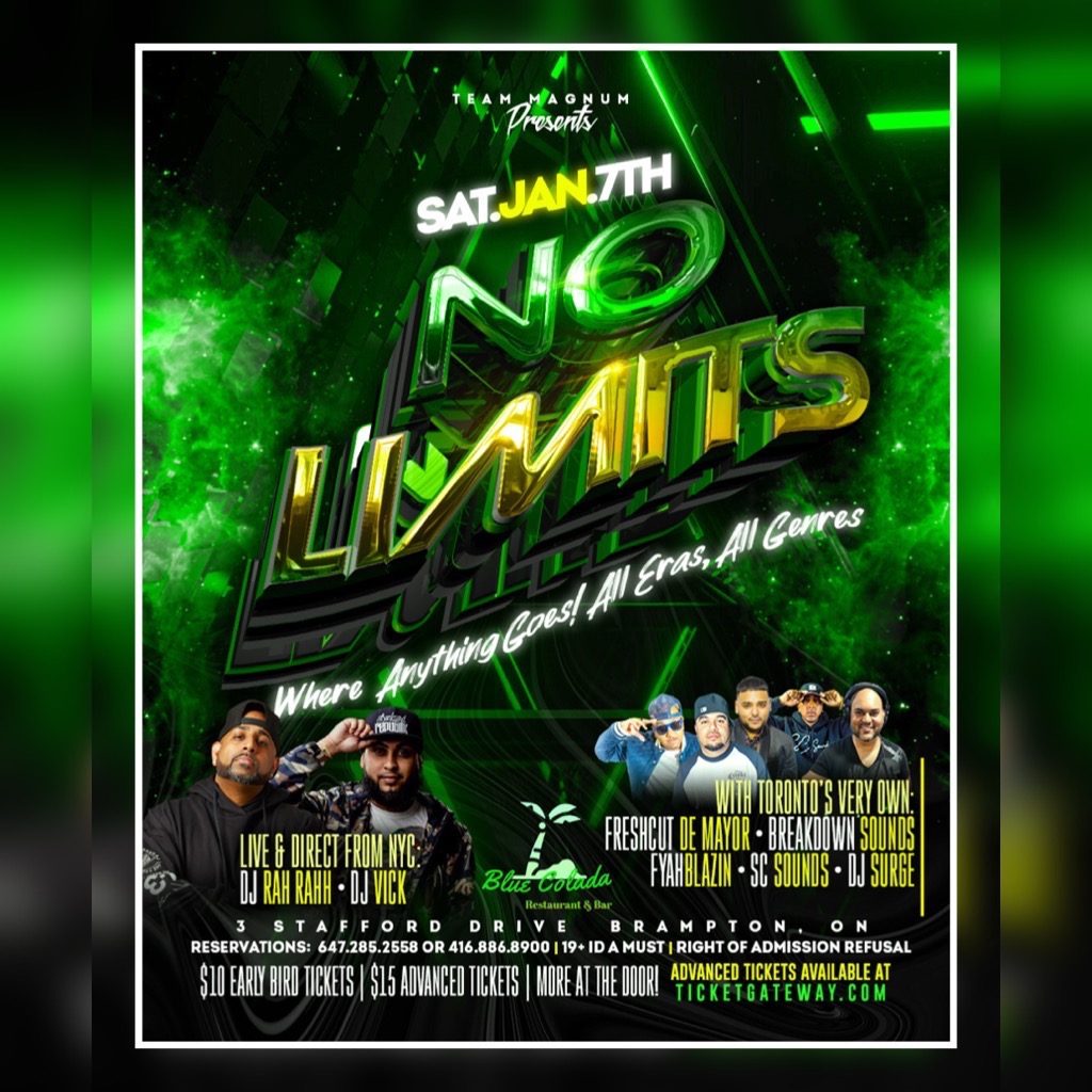 NO LIMITS - DJ RAH RAHH & VICK LIVE FROM NYC