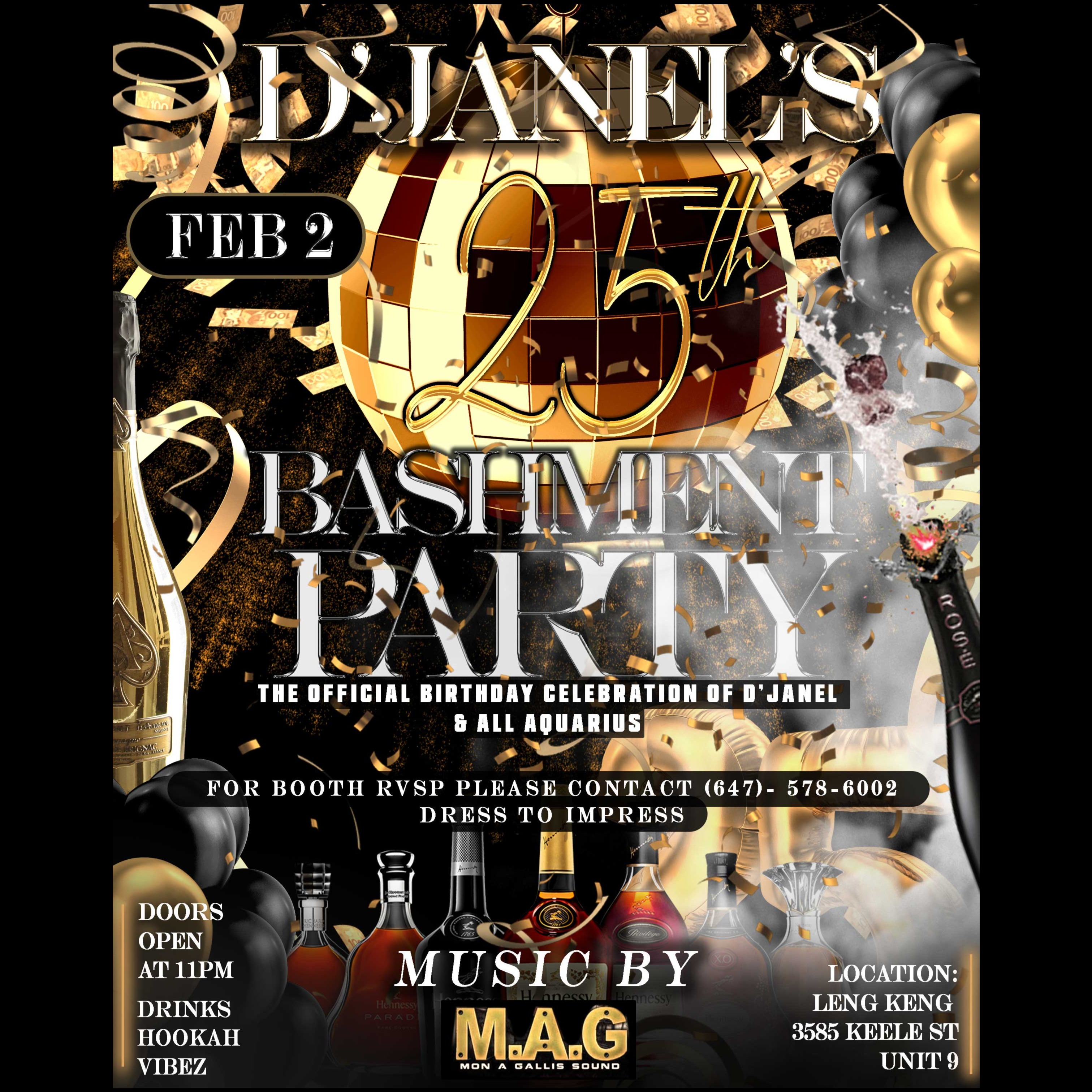 D'janel's 25th Bashment Party 