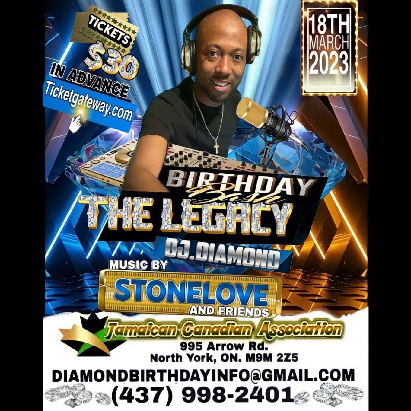 DJ Diamond Birthday Bash - The Legacy