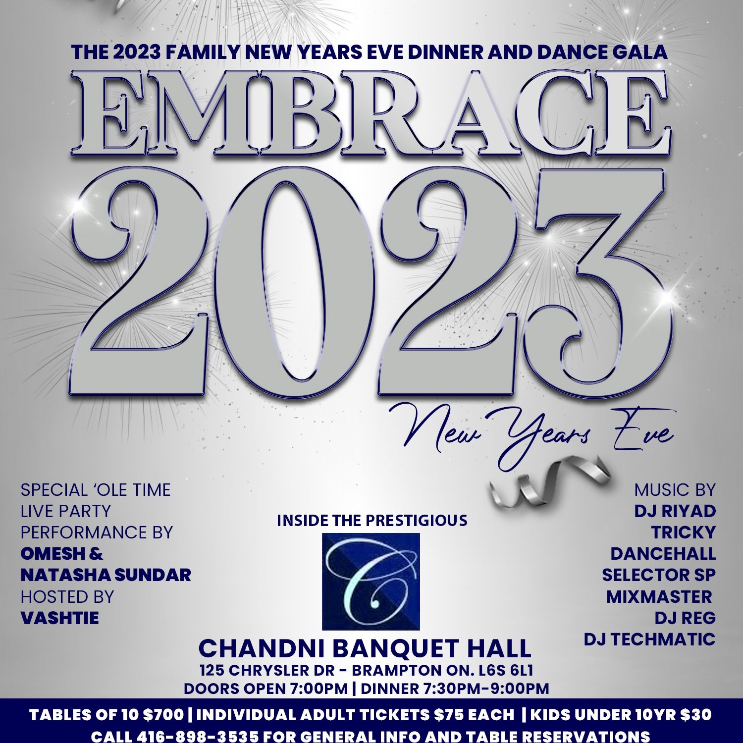 EMBRACE 2023 - Family New Years Eve Dinner and Dance Gala