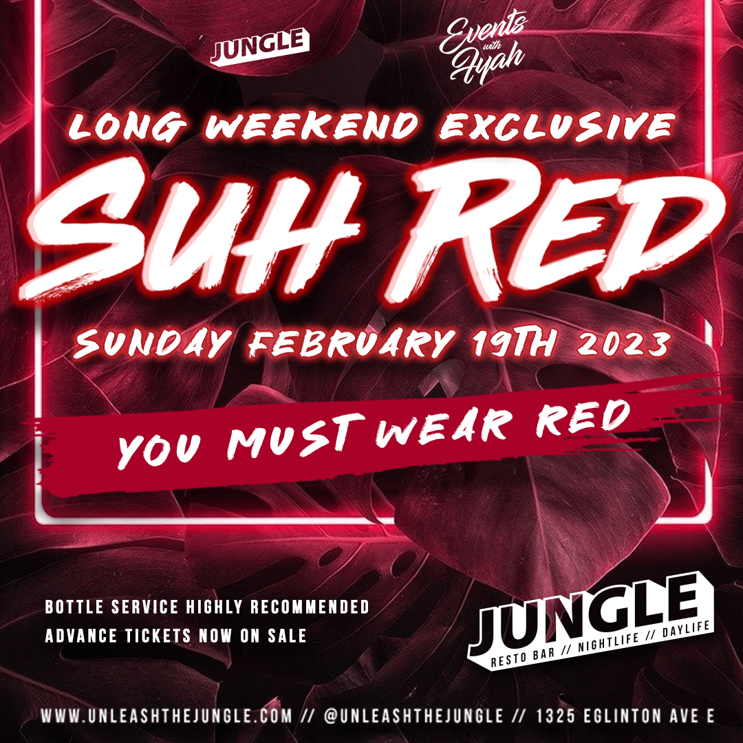 SUH RED 'You Must Wear Red' // Long Weekend Sunday Inside Jungle