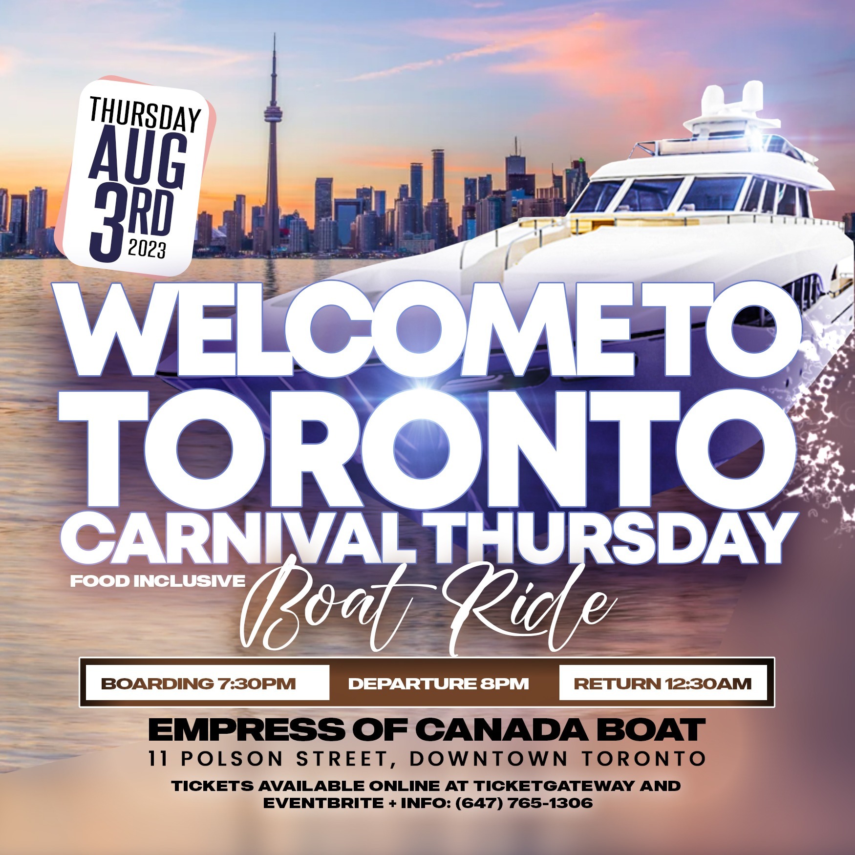 Welcome To Toronto Carnival Thursday
