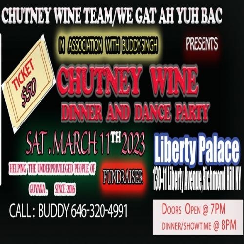 CHUTNEY WINE NYC | DINNER AND DANCE PARTY