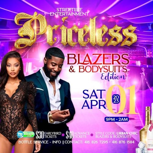 PRICELESS | BLAZERS & BODYSUITS EDITION 2023