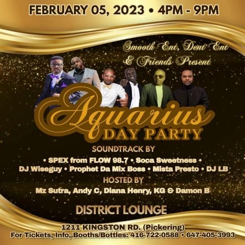Aquarius Birthday Soirée & Day Party