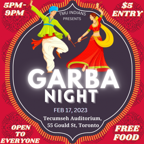 GARBA NIGHT & GET-TOGETHER- Live music, Free food, Entertainment