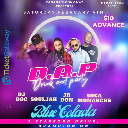 DAP DRINK AND PARTY