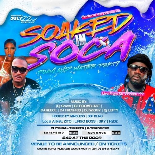 SOAKED IN SOCA 