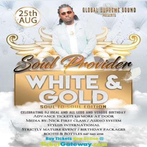 Soul Provider WHITE & GOLD Soul to Soul Edition