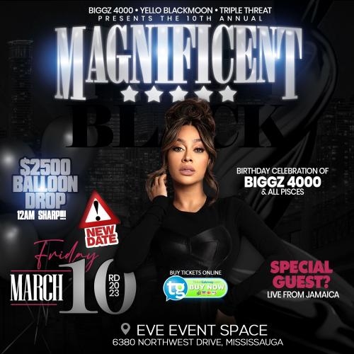 MAGNIFICENT BLACK The Pisces Affair FT SPECIAL GUEST FROM JAMAICA