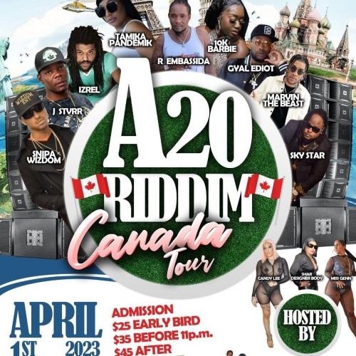 A20 RIDDIM CANADA TOUR