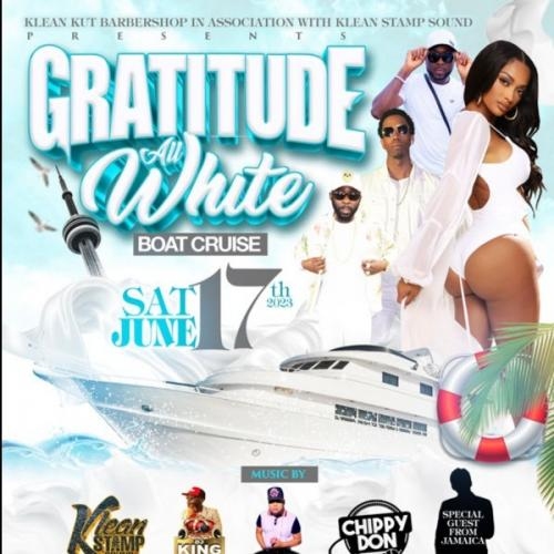 Gratitude All White Boat Cruise - Klean Kut