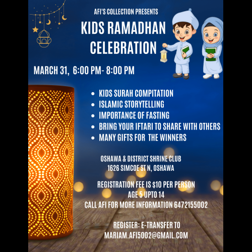 Kid's Ramadhan Celebration