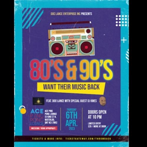 80's & 90's WANT THEIR MUSIC BACK