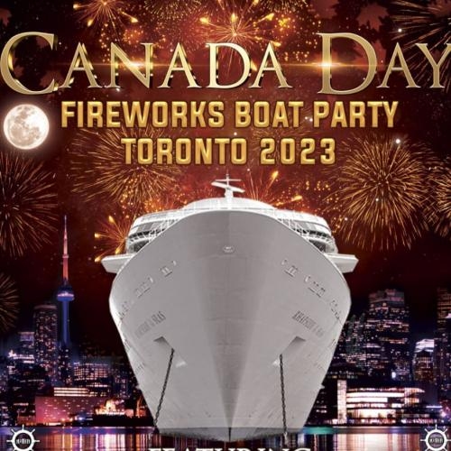 Canada Day Fireworks Boat Party Toronto 2023 