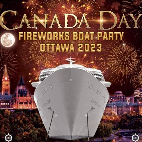 Canada Day Fireworks Boat Party Ottawa 2023