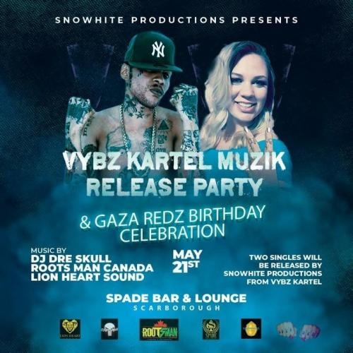 VYBZ KARTEL MUZIK RELEASE PARTY & GAZA REDZ BIRTHDAY CELEBRATION