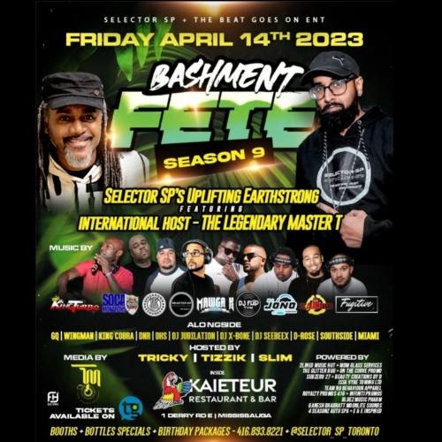 Bashment Fete Season 9 - Selector Sp Uplifting Earthstrong!