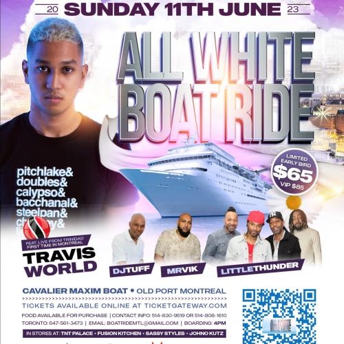 All White Boat Ride MTL 2023