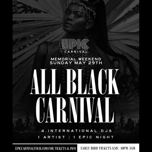 ALL BLACK CARNIVAL | Memorial Sunday Atlanta