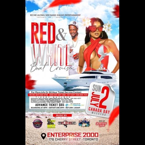 Red & White Boat Cruise