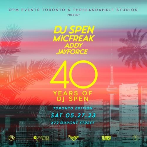 40 Years of Dj Spen with MicFreak Addy Jayforce
