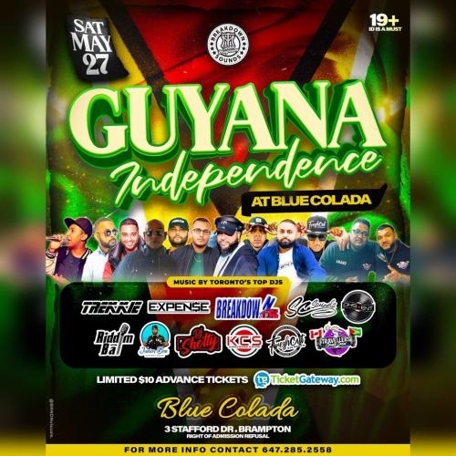 GUYANA INDEPENDENCE @ BLUE COLADA