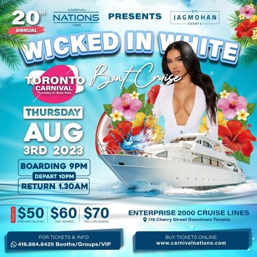 Wicked In White - Boat Cruise