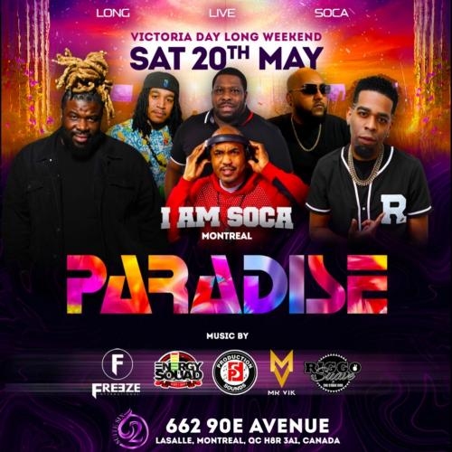 SOCA PARADISE - Powered By I AM SOCA EVENT
