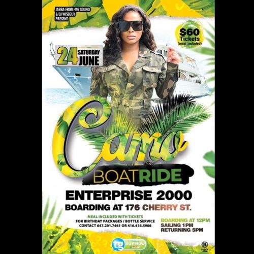 CAMO BOAT RIDE JUNE 24, 2023 ABOARD THE ENTERPRISE 2000