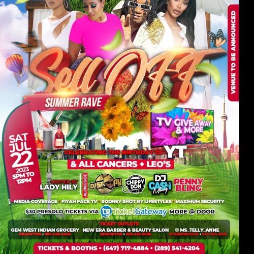 SELLOFF Summer Rave