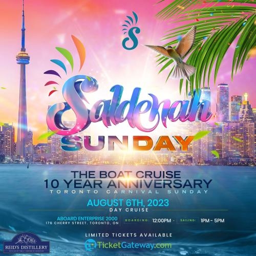 SALDENAH SUNDAY Boat Cruise | Toronto Carnival Sunday