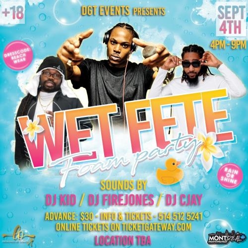 WET FETE - foam party 