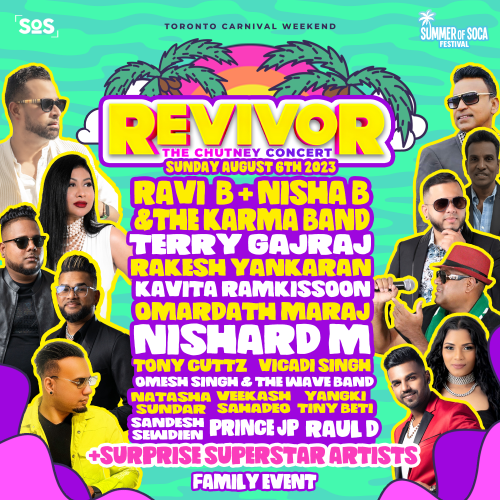 REVIVOR | THE DAY TIME CHUTNEY CONCERT - SOS FEST CARNIVAL SUNDAY