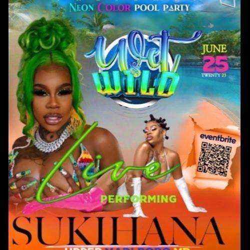 sukihana wet and wild pool party