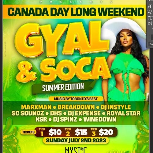 Gyal and Soca - Canada Day