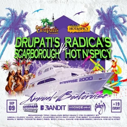 Drupatis Scarborough VS Radicas Hot N Spicy Annual Boatcruise
