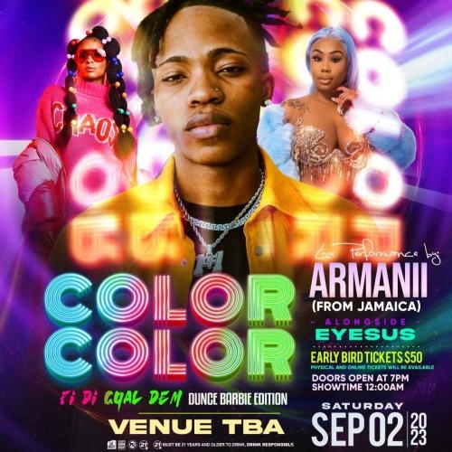 COLOR COLOR Fi Di Gyal Dem Armanii Live From Jamaica
