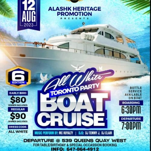 All White Party Boat Cruise
