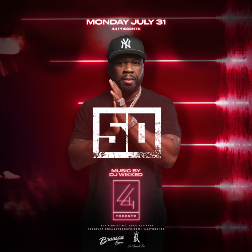 50 Cent at 44 Toronto