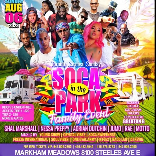 SOCA IN THE PARK