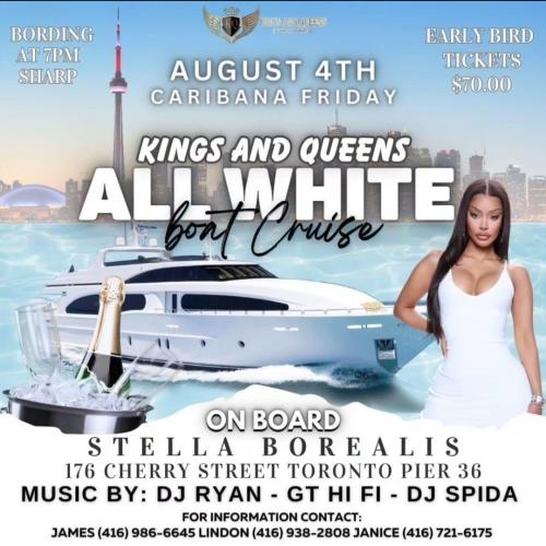 Kings & Queens ALL WHITE BOAT RIDE (White On the Water [W.O.W.])