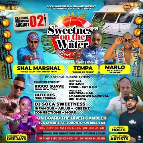 SWEETNESS ON THE WATER CARIBANA BOATRIDE 2023