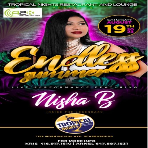 ENDLESS SUMMER | LIVE PERFORMANCE FEATURING NISHA B
