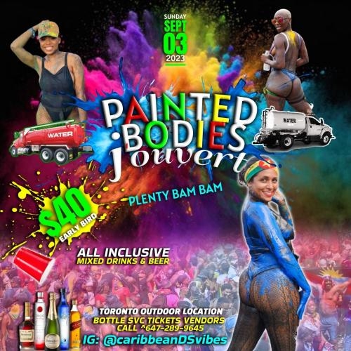 PAINTED BODIES J'OUVERT All Inclusive
